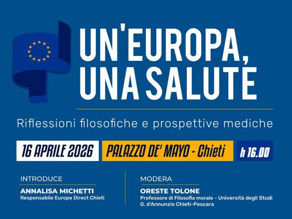 “Un'Europa, una salute - Riflessioni filosofiche e prospettive mediche”