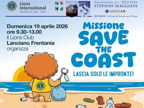 “Missione Save the Coast - Lascia solo le impronte”