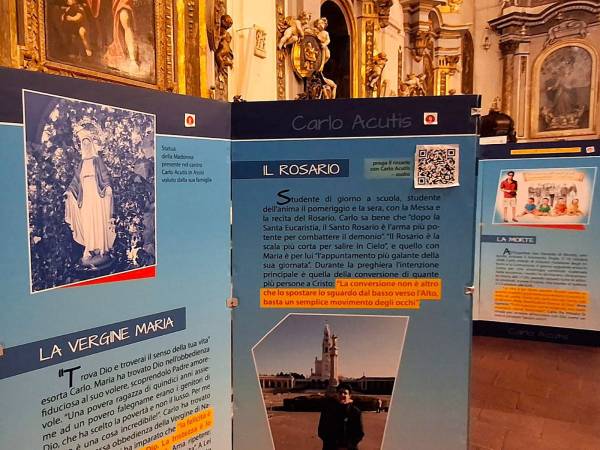 A Scanno la mostra itinerante sulle orme di San Carlo Acutis