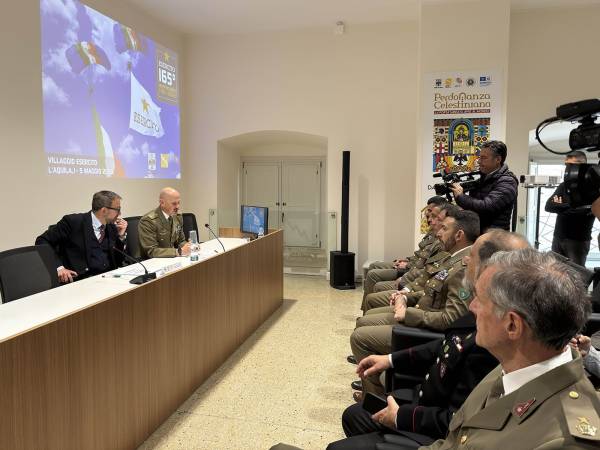 A L’Aquila la conferenza di presentazione delle iniziative per il 165° anniversario di costituzione dell’Esercito