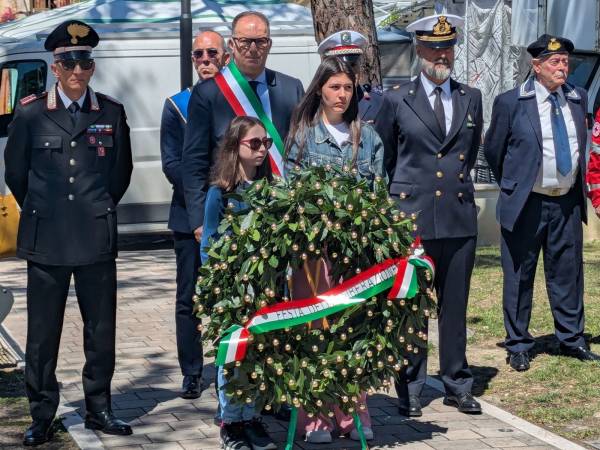 Montesilvano celebra il 25 Aprile: “Una festa di tutti, sotto l’unica bandiera dell’identità nazionale”