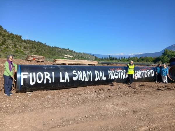 “SNAM KILLER DEL NOSTRO TERRITORIO”