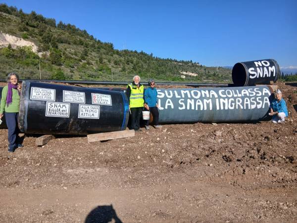 “SNAM KILLER DEL NOSTRO TERRITORIO”