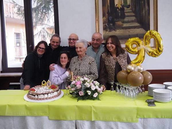 Auguri a Palmina Nannarone per il suo novantesimo compleanno