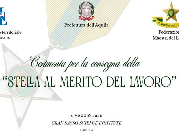Cerimonia di consegna delle “Stelle al Merito del Lavoro”