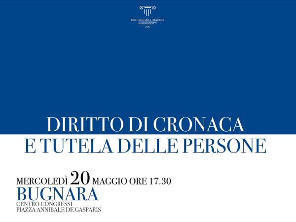 A Bugnara un incontro pubblico su informazione, deontologia e garanzie individuali