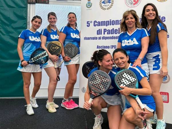 La squadra femminile della “d’Annunzio” argento agli Assoluti Nazionali di Padel A.N.C.I.U. 