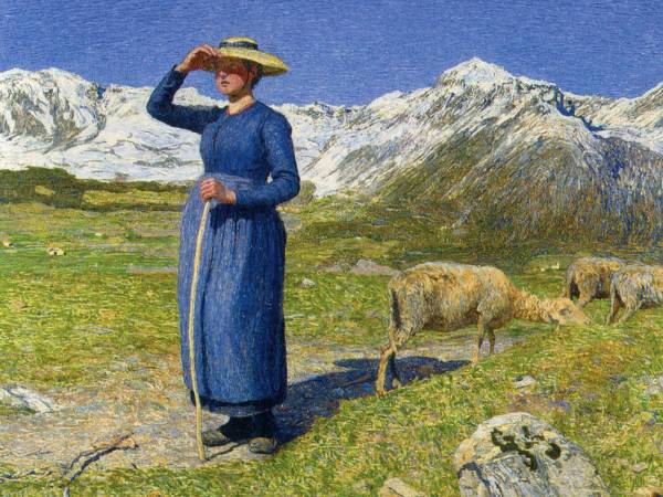 Giovanni Segantini: calendario prodotto nel 1959 da Assicurazioni Generali