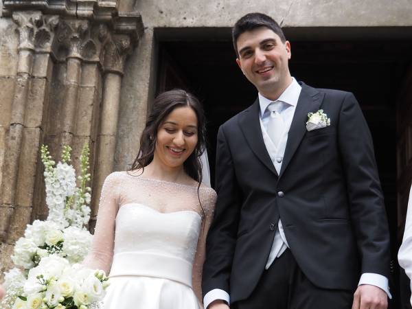 Auguri ai novelli sposi Emanuele e Lisa