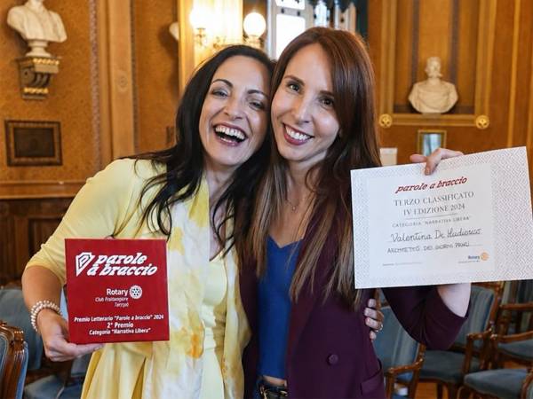 Rapino e Di Ludovico sul podio del Premio "Parole a Braccio"