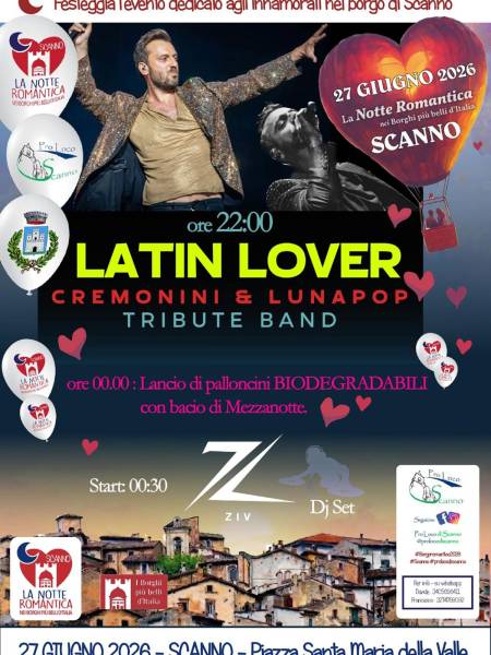 Notte Romantica a Scanno il 27 giugno 2026