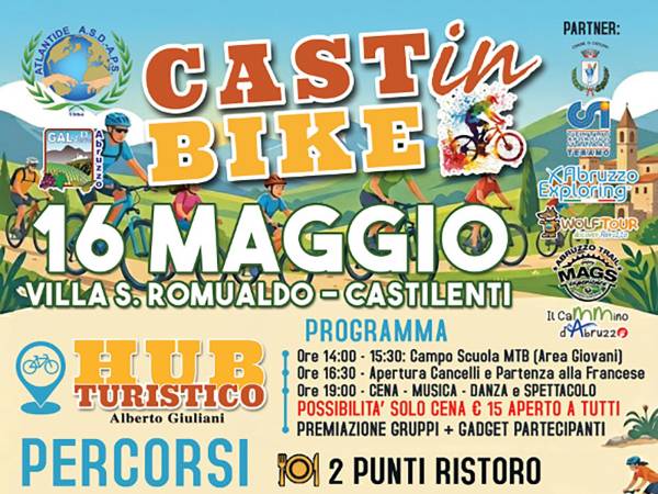 Il 16 Maggio Castilenti diventa la Capitale del Cicloturismo sostenibile