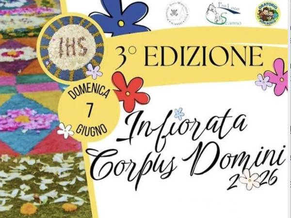 Per l’infiorata del Corpus Domini unisciti al gruppo organizzatore