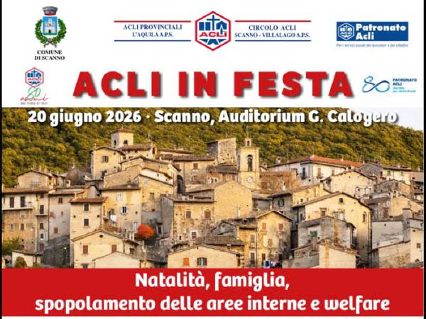 LE ACLI IN FESTA A SCANNO