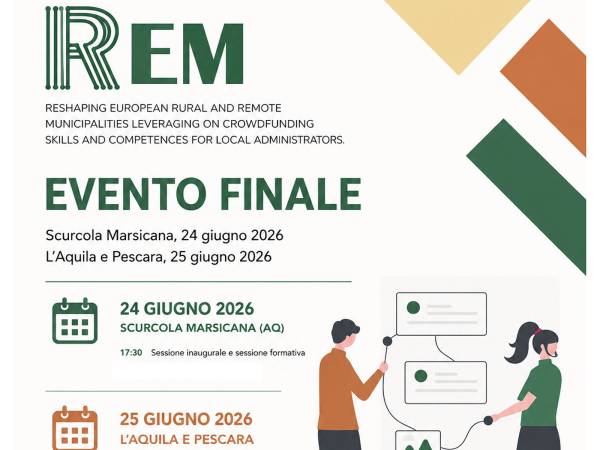 a Scurcola Marsicana, a L’Aquila e a Pescara gli incontri conclusivi del progetto REM Erasmus+ 