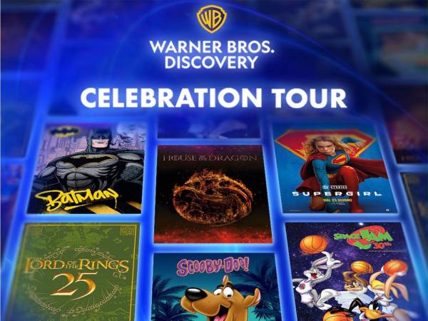 Torna a Pescara il Warner Bros Discovery Celebration Tour 2026: <br>due giorni di spettacolo, cinema e divertimento in piazza della Rinascita