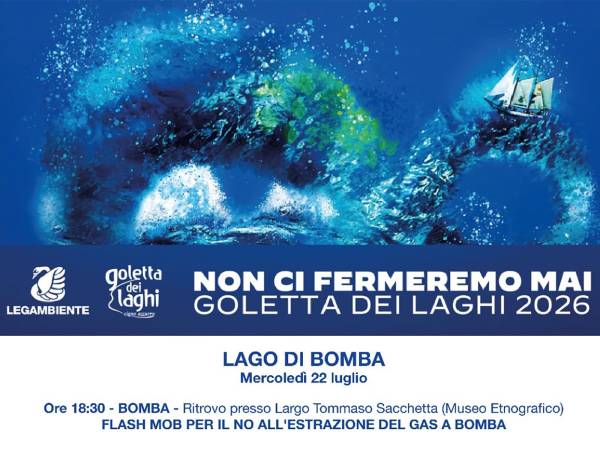 Goletta dei Laghi di Legambiente fa tappa in Abruzzo