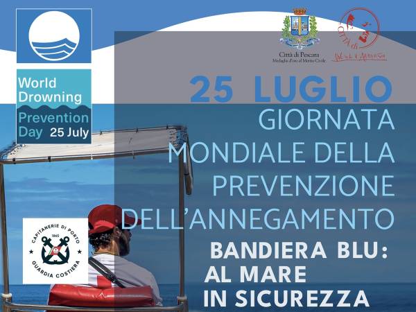 Oggi a Pescara si celebra la Giornata mondiale della prevenzione dell'annegamento
