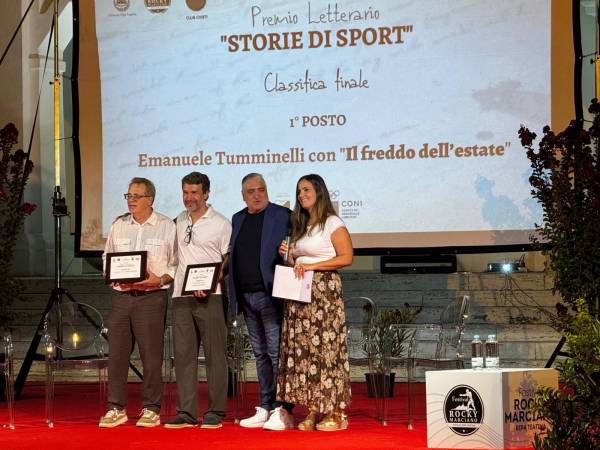 Emanuele Tumminelli vince la X edizione del premio "Storie di Sport"