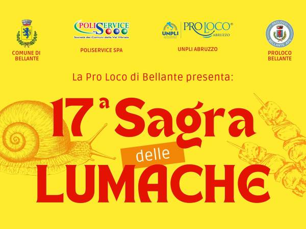 Torna a Bellante la Sagra delle lumache: una storia di tradizione, gusto e identità