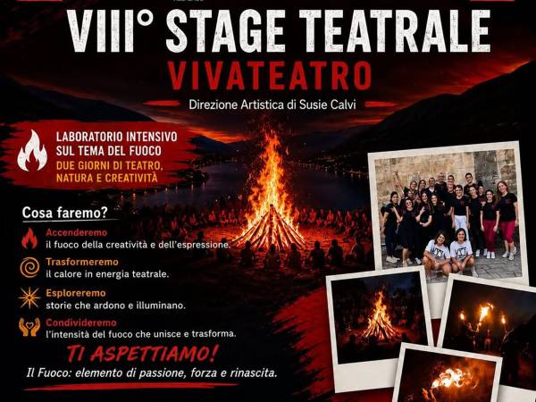“VIVATEATRO” OGGI E DOMANI AL LAGO DI SCANNO