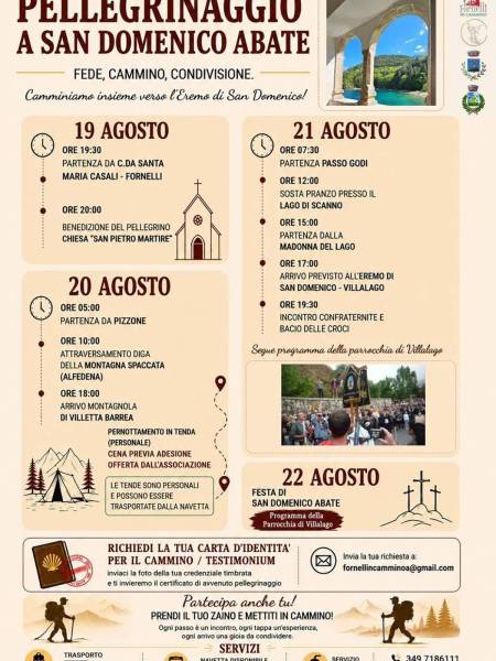 I PELLEGRINI DI FORNELLI IN CAMMINO VERSO VILLALAGO