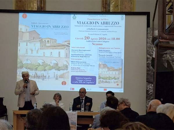Un viaggio tra parole, paesaggi e memoria: presentato a Scanno l'imponente volume di Raffaele Giannantonio