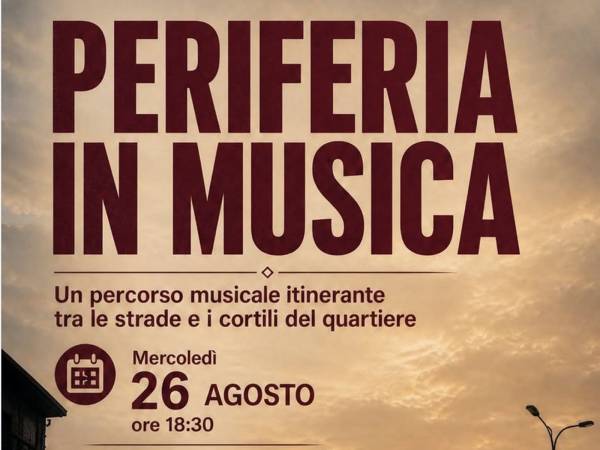  “Periferia in musica”: a Coppito 3 la cultura incontra il territorio