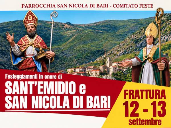 Frattura si veste a festa per il Patrono San Nicola e per Sant’Emidio  