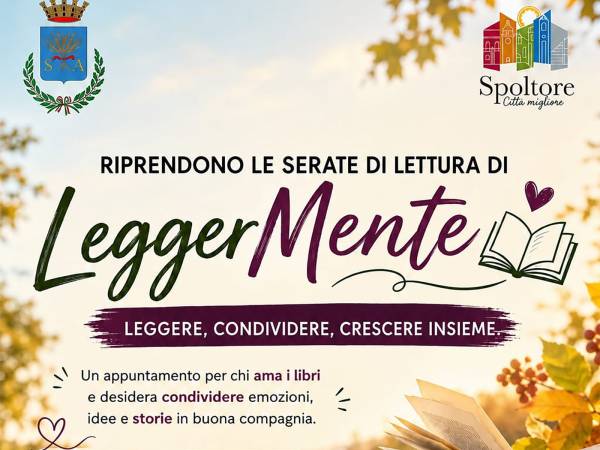 LeggerMente: alla Biblioteca "Piero Angela" di Spoltore tornano le serate di lettura