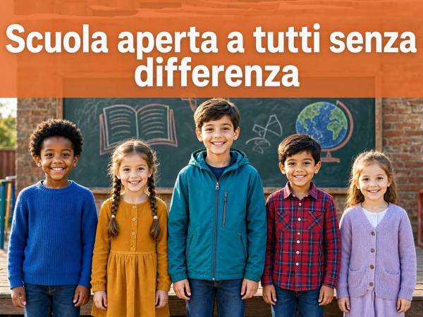 “La scuola è aperta a tutti”, senza differenze
