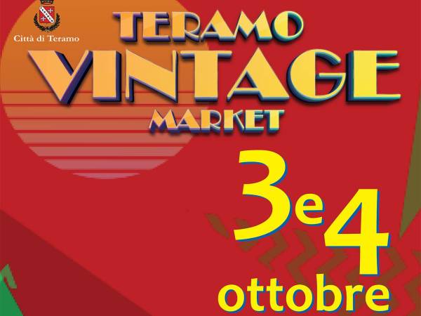 AL VIA LA SECONDA EDIZIONE DEL "TERAMO VINTAGE MARKET"
