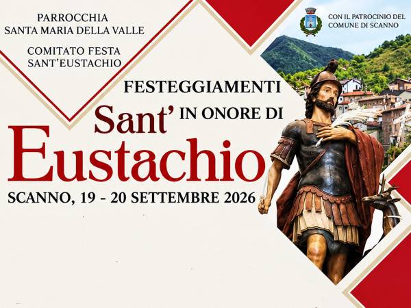 Al via i Festeggiamenti a Scanno in onore del suo Santo Patrono Eustachio Martire